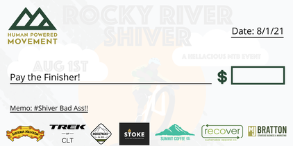 Human Powered Movement - Rocky River Shiver - Cash Payout