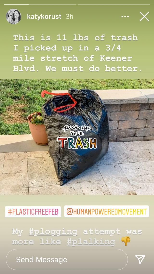Human Powered Movement Challenge - Plastic Free Feb - User Generated Content