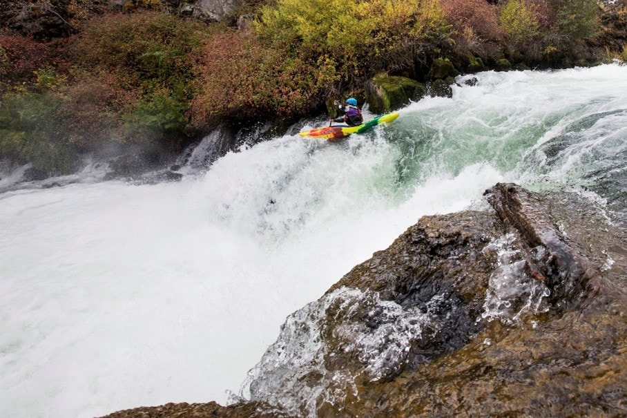 Megan Somloi - Human Powered Movement Journal Guest Contributor Whitewater Kayaking outside of Bend, OR