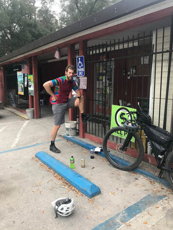 Human Powered Movement - Huracan 300 Bikepacking Route - Convenient Store Stop